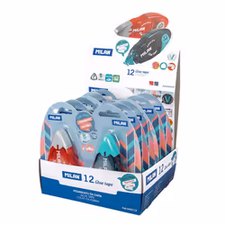 Milan 44GT12 Adhésif de bureau 12 m Bleu, Rouge 12 pièce(s) - Vue supplémentaire 4