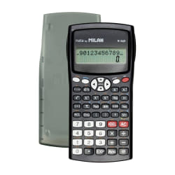 Milan 159110KBL calculatrice Poche Calculatrice scientifique Noir