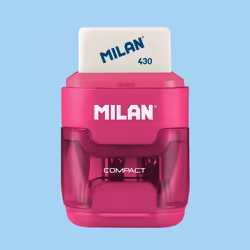 Milan 4703116 taille-crayons Taille crayon manuel Bleu, Vert, Orange, Rose