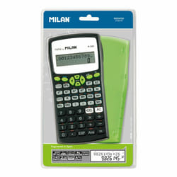 Milan M240 calculatrice Bureau Calculatrice scientifique Noir, Vert