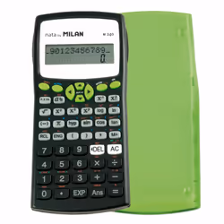 Milan M240 calculatrice Bureau Calculatrice scientifique Noir, Vert