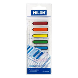 Milan 419608 marque-pages Marque-page flexible Bleu, Vert, Lilas, Orange, Rose, Rouge, Violet, Jaune 120 pièce(s)