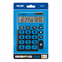 Milan Duo calculatrice Bureau Calculatrice basique Bleu