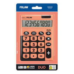 Milan 150610TDOBL calculatrice Bureau Calculatrice basique Orange