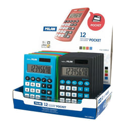 Milan 159912 calculatrice Poche Calculatrice basique Multicolore
