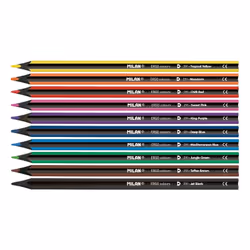Milan ERGO Noir, Bleu, Marron, Vert, Bleu clair, Orange, Rose, Violet, Rouge, Jaune 10 pièce(s)
