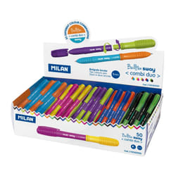 Milan 50 Sway Combi Duo Noir, Bleu, Vert, Bleu clair, Vert clair, Lilas, Orange, Rose, Rouge, Jaune Stylo à bille 50 pièce(s)