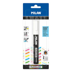 Milan BWM10385 marqueur 1 pièce(s) Pointe biseautée Blanc