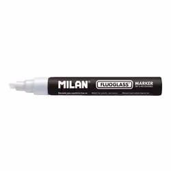 Milan BWM10385 marqueur 1 pièce(s) Pointe biseautée Blanc