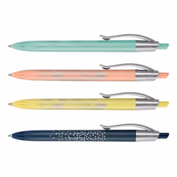 Milan 176577914 stylo à bille Bleu, Vert, Rose, Jaune Stylo à bille rétractable avec clip 14 pièce(s)
