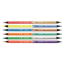 Milan 7123306 crayon de couleur Beige, Bleu, Marron, Gris, Bleu métal, Orange, Pêche, Violet, Rouge, Argent, Turquoise, Jaune 6 pièce(s)