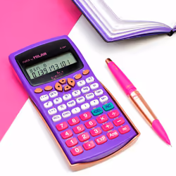 Milan M240 calculatrice Bureau Calculatrice scientifique Cuivre, Violet