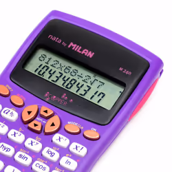 Milan M240 calculatrice Bureau Calculatrice scientifique Cuivre, Violet - Vue supplémentaire 4