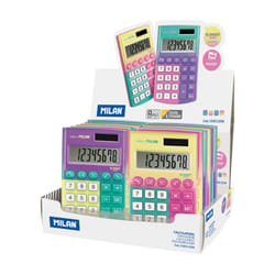 Milan 159512SN calculatrice Poche Calculatrice à écran Multicolore