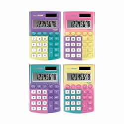 Milan 159512SN calculatrice Poche Calculatrice à écran Multicolore