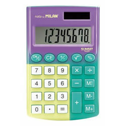 Milan Sunset calculatrice Bureau Calculatrice basique Turquoise