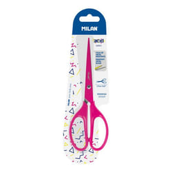 Milan BWM10425P ciseaux à bouts ronds Ciseaux d'office Découpe droite Rose