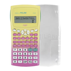 Milan 159110SNPBL calculatrice Bureau Calculatrice basique Rose, Jaune