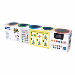 Milan 913505N composant pour poterie et modelage Pâte à modeler 890 g Multicolore 5 pièce(s)