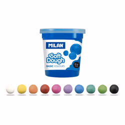 Milan 913510B composant pour poterie et modelage Pâte à modeler 850 g Multicolore 10 pièce(s)