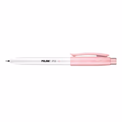 Milan BWM10458IBGP, Rose, Blanc, Plastique, Gris, HB, 0,7 mm, Rond