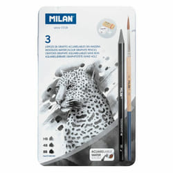 Milan Todographite Crayon à la mine de graphite Boîte en métal