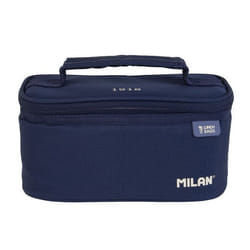 Sac isotherme porte-repas - MILAN - 1918 - Bleu marine - 15 litres - Rectangulaire