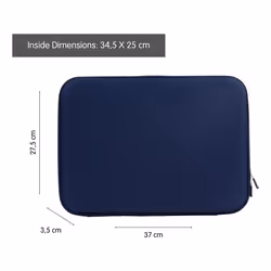 Milan 085156SNCB sacoche d'ordinateurs portables 35,6 cm (14") Folio Bleu