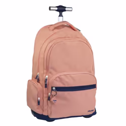 Milan Cartable à roulettes Rose (52 x 34,5 x 23 cm)
