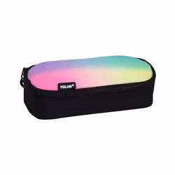 Trousse - Scolaire - Ovale - Avec rangements - Fermeture éclair - 205x9x55cm
