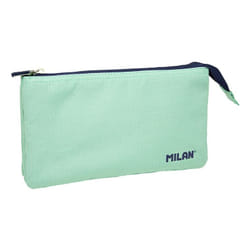 Milan 081133SNCB Trousse à crayons Tissu, Polyester Vert