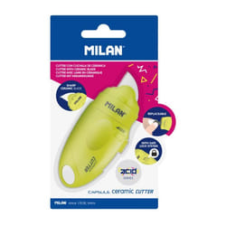 Milan BWM10337Y couteau à lame rétractable Jaune Couteau à lame repliable