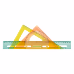 Milan 359801NL règle Règle de bureau Plastique Transparent 4 pièce(s) - Vue supplémentaire 2