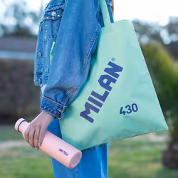 Milan 62101SNCGR Sac de commission Vert Sac fourre-tout