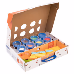 Milan 913308BBQ, Pâte à modeler, Noir, Bleu, Marron, Vert, Orange, Rouge, Blanc, Jaune, Enfant, 21 pièce(s), Pot en plastique ...