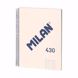 Milan 57143E80BG, Image, Beige, A4, 80 feuilles, 95 g/m², Couverture rigide