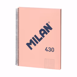 Milan 57143E80P, Image, Rose, A4, 80 feuilles, 95 g/m², Couverture rigide