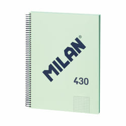 Milan 57143E80GR bloc-notes A4 80 feuilles Vert