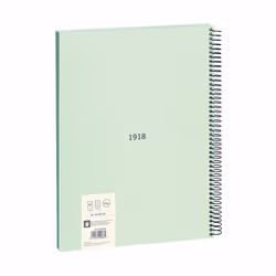 Milan 57143E80GR bloc-notes A4 80 feuilles Vert