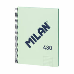 Milan 1918 bloc-notes A4 80 feuilles Vert