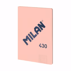 Milan 1918, Monochromatique, Rose, A4, 48 feuilles, 95 g/m², Papier quadrillé