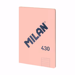 Milan 1918, Monochromatique, Rose, A4, 48 feuilles, 95 g/m², Papier ligné