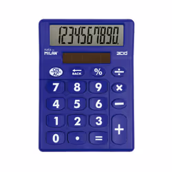 Milan Acid calculatrice Bureau Calculatrice basique Bleu, Rose, Jaune