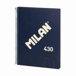 Milan 1918 bloc-notes A4 80 feuilles Bleu