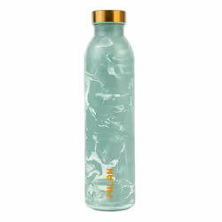 Gourde isotherme - MILAN - Lava - Acier inoxydable - 591ml - Vert marbré