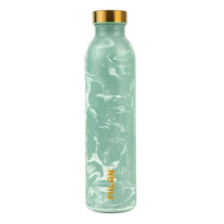 Gourde isotherme - MILAN - Lava - Acier inoxydable - 591ml - Vert marbré