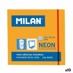 Milan Notes Adhésives 76 x 76 mm - Orange
