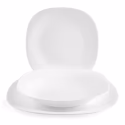 Bormioli Rocco Parma, 6 personne(s), Verre trempé, Blanc, Parma, Carré, 27 cm