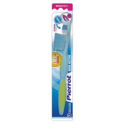 Pierrot NEW ACTIVE brosse à dents Blanc, Jaune