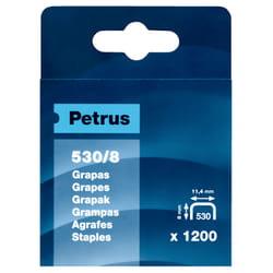 Petrus 77514 agrafe Pack d'agrafes 1200 agrafes